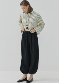 Resim Elara Şalvar Pantolon Siyah - Siyah / 40-42 