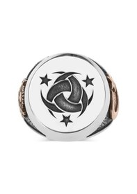 Resim Erkek Gümüş Yüzük 925 Ayar 