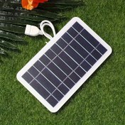 Resim Taşınabilir Güneş Enerjili Power Bank, Kompakt ve Çok Fonksiyonlu Açık Hava Şarj Cihazı, Seyahat, Kamp ve Acil Durumlar için İdeal - Mobil Cihazları USB Çıkışı ile Şarj Eder. 