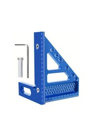 Resim Alüminyum Alaşımlı Çok Açılı Ölçüm Cetveli Ağaç İşleme Et00332bl 