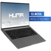 Resim Huma H4 V4.2.3 Silver Intel Core i7 1360P 14" 16 GB RAM 500 GB SSD QHD 90 Hz W11Home Notebook Monster