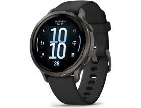 Resim Garmin Venu 4 - 41 mm Siyah Silikon Kayışlı 