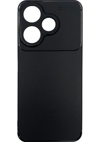 Resim Nettech Xiaomi Redmi 13 Uyumlu Focus Seri Arka Koruma Kılıf - Siyah Siyah 