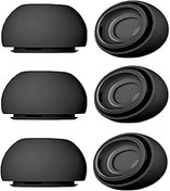 Resim Wiki VALLEY Airpods Pro ve AirPods Pro 2. nesil için 3 çift yedek kulak tıkacı, gürültü azaltma için delikli, silikon kulak yastığı, Airpods Pro2 kulaklık ile uyumlu, şarj kılıfı, orta boy 