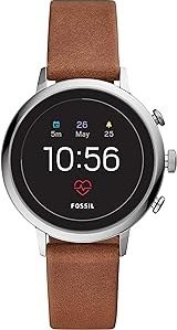 Fossil Gen 6 44 mm dokunmatik ekran akıllı saat, Alexa entegre özellikli, kalp atış hızı, kan oksijeni, aktivite izleme, GPS, hoparlör, akıllı telefon bildirimleri, Duman, Modern
