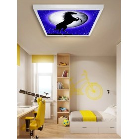 Resim Modern YATAK-ODASI-AVIZE-60 x 60-54W-LED-ARMATÜR-EBEVEYN-ODASI-AYDINLATMA-YATAK-ODASI-AVIZE-YENI Tarz 