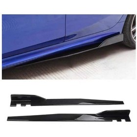 Resim Yan Etekler Vücut Kiti Panel Ayırt Edici Hyundai Elantra 2018 2019 , Yan Etek Uzatma Dudak Aksesuarları, Siyah 