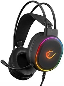 Resim Rampage ROGUE Siyah USB RGB Ledli Gaming Esnek Mikrofonlu Oyuncu Kulaklık 