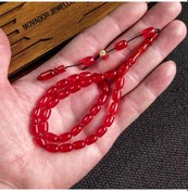 Resim 6X9 mm Bürokrat Boy Yemen Zar Kehribar Tesbih 
