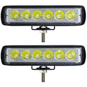 Resim Shineyee 2 Adet 6000k 30w Ip68 Su Geçirmez Led Çalışma Lambası - 6" Alüminyum Gövde 