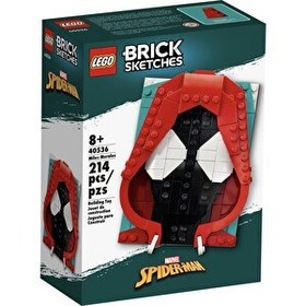 Resim LEGO Brick Sketches Miles Morales 40536 