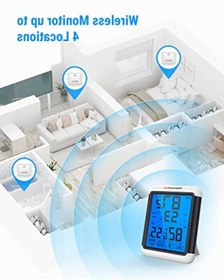 Resim markentegra Kablosuz Termo-Higrometre, Dijital Termometre ve Nem Monitörü 