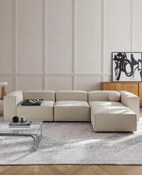 Resim Ak sofa LABEL köşe koltuk takımı 