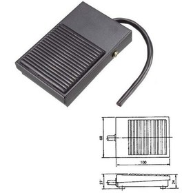 Resim Fs-1 Ayak Pedalı Metal Korumasız 20 Cm Kablosuz 250v 15a Lf-10 / Mpd-1500 / Ap-1 