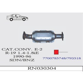 Resim RENAULT R-19 1.4 / 1.8iE 1990-1996 EURO 2 Katalizör 