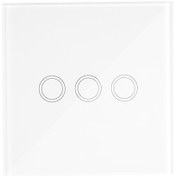 Resim Neevoyu T433 86 Tipi 3 Kanallı Akıllı Dokunmatik Cam Panel Kumanda, 433mhz Rf İle İki Yönlü Kontrol, Merdiven Işıkları İçin Serbest Yapıştır, Yk-blsyt03 Pil Yok 