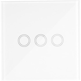 Resim Neevoyu T433 86 Tipi 3 Kanallı Akıllı Dokunmatik Cam Panel Kumanda, 433mhz Rf İle İki Yönlü Kontrol, Merdiven Işıkları İçin Serbest Yapıştır, Yk-blsyt03 Pil Yok 