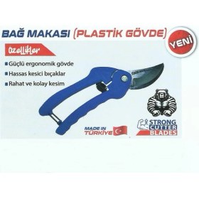 Resim Fixio BM0250 Plastik Gövde Bağ Makası 200MM 