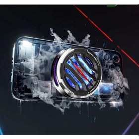 Resim Maf Mıknatıslı Cep Telefon Sessiz Soğutma Fanı Radyatör Soğutucu iOs Uyumlu Android Pubg Gaming Soğutucu 