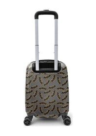 Resim Coral High Kids Koyu Gri Hardal Yarasa Desenli Çocuk Valizi 16740 Desenli 