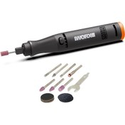 Resim Worx WX739.9 Makerx 20V Kömürsüz Profesyonel Solo Gravür Makinesi + 19 Parça Aksesuar Seti 