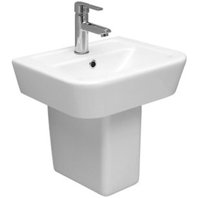 Resim Serel Star Lavabo 38 x 45 CM + Star Yarım Ayak De42+De21 