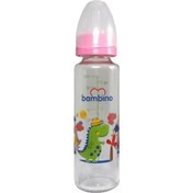 Resim Bambino B014 Cam Biberon 225 ml Pembe 