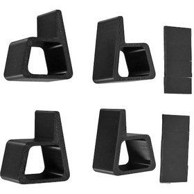 Resim Vkemall Xbox One/s/x İçin 4'lü Soğutucu Ayaklı Stant - Anti Kayma Silikon, Hava Akışını Artırır, 3d Baskı Abs Malzeme, Oyun Konsolu Tutucusu Siyah 