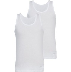 Resim Blackspade Erkek Atlet 2li Paket Loose Fit 9225 - Beyaz 