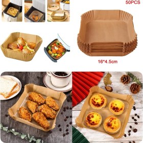 Resim Lowell Home Ieg Büyük Boy Air Fryer Fritöz Pişirme Kağıdı 50 Adet LWLHMRS-İEG4256 