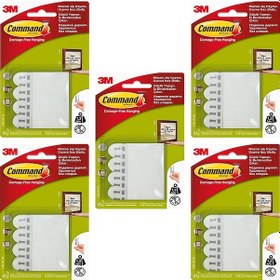 Resim 3m 17202 Command Küçük Boy Cırt Bant 5 Paket 