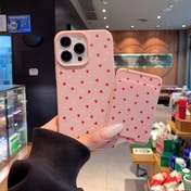 Resim 2 Adet, Renkli Kalp Desenli Kendinden Yapışkanlı Telefon Kılıfı ve Kart Tutucu, iPhone 16 15 14 13 12 11 Pro Serisi Modelleri İçin Uyumlu Koruyucu Kapak, Sevgililer Günü Hediyesi Erkek Arkadaş/Kız Arkadaşa 