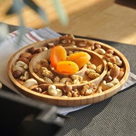 Resim Bambum Fufu 3 Bölmeli Kahvaltılık & Çerezlik 