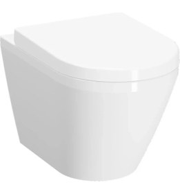 Resim Vitra Integra Kanalsız Asma Klozet (Yanları Kapalı) + Vitra Yavaş Kapak 7041L003-0090 