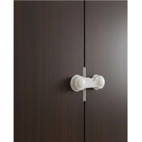 Resim 4 Adet Bebek ve Çocuk Koruyucu Dolap Kilidi Vida Gerektirmeyen Güvenlik Seti 