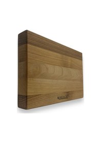 Resim Kesme Tahtası Kütüğü Et Kırma Kemik 25x14 Ceviz 