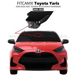 Resim FitCamX - Toyota Yaris Modele Özel 4K Araç Kamerası (2020-2023) 