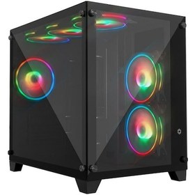 Resim Frisby Phoenix Fc-9505g 750w 80+ 6x120mm Rgb Fan Mid Tower Akak0frı0069 