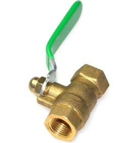 Resim Pnömatik Pirinç Küresel Vana 1 -1/4" 