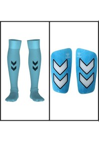 Resim Hummel Tekmelik Ve Tozluk Takımı Açık Mavi 