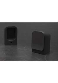 Resim İdevit Halley Mat Siyah Asma Klozet + Ultra İnce Mat Siyah Kapak 