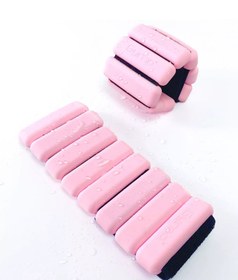 Resim Gymo Pro Series Ayarlanabilir Silikon Bilek Ağırlığı 2x1kg Pembe 