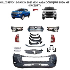 Resim TOYOTA HILUX 2016-2020 İCİN 2021 YENİ KASA DÖNÜŞÜM BODY KIT (FACELIFT) 