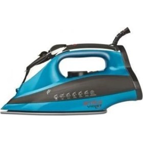 Resim Arnica Violet UT62031 Plus Seramik Ütü -Mavi Buharlı 2401 Watt ve Üzeri 