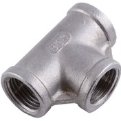 Resim Lemestar 304 Paslanmaz Çelik Üç Yollu İç Dişli Bağlantı Elemanı - Anti-korozif, Su Geçirmez, Uzun Ömürlü 52mm, Npt Bağlantı 