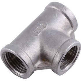 Resim Lemestar 304 Paslanmaz Çelik Üç Yollu İç Dişli Bağlantı Elemanı - Anti-korozif, Su Geçirmez, Uzun Ömürlü 52mm, Npt Bağlantı 