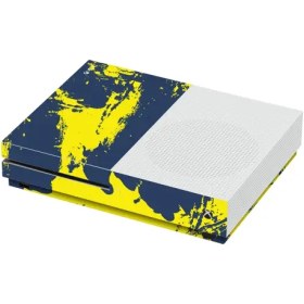 Resim Xbox One S Kaplama Sarı Lacivert 