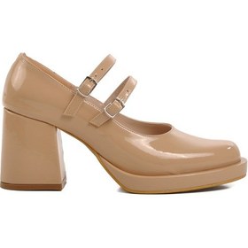 Resim Aspor Ten Platform Topuk Kadın Abiye Ayakkabı Çok Renkli 