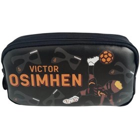 Resim Galatasaray Orjinal Lisanslı Vıctor Osımhen Kalem Çantası-kurusu-kalemlik 25589 Çok Renkli 