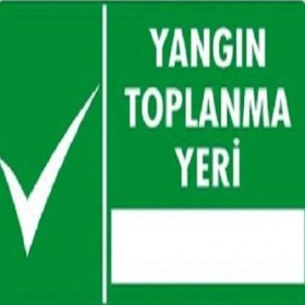 Resim As Güvenlik Yangın Toplanma Yeri "938" 